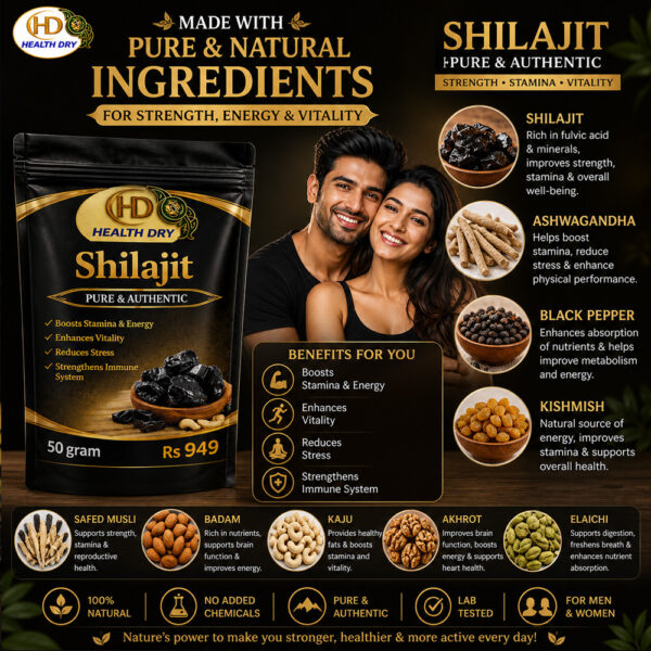 Health Dry Shilajit 50gm