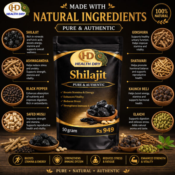 Health Dry Shilajit 50gm
