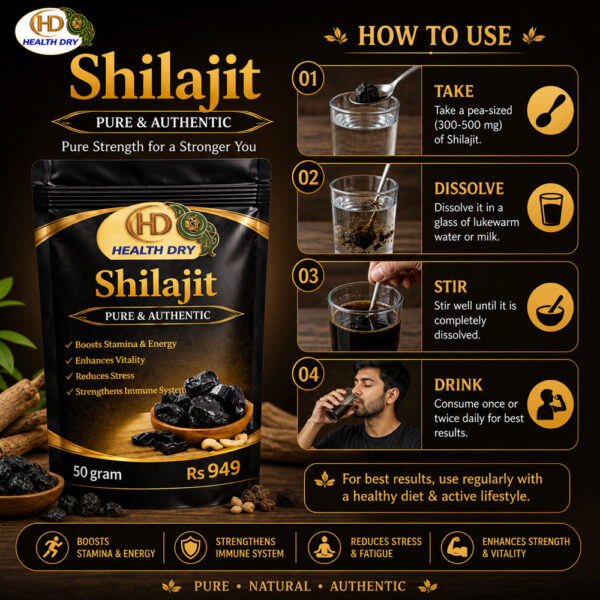 Health Dry Shilajit 50gm